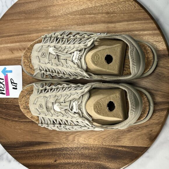 Keen Men’s Uneek II Open Toe Taupe Sport Summer Water Hiking Sandals size 10 - Picture 7 of 9